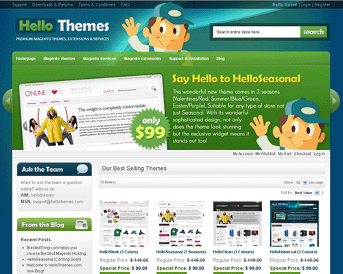 Przejd doMagento Themes Templates
