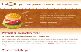 HTML Burger