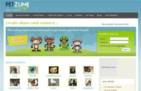 PetZume - Pet Community Social Networking