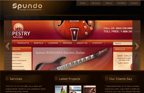 Spundo Website Design