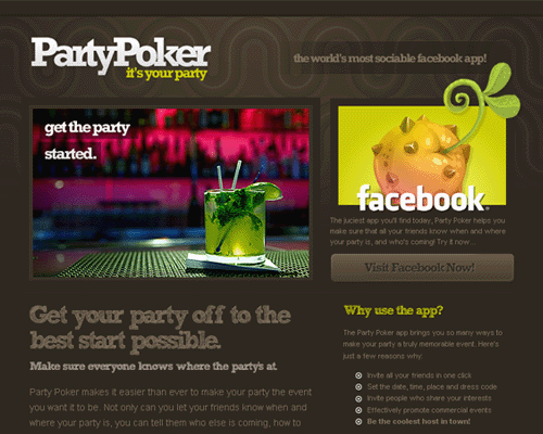 Przejd doParty Poker Facebook App