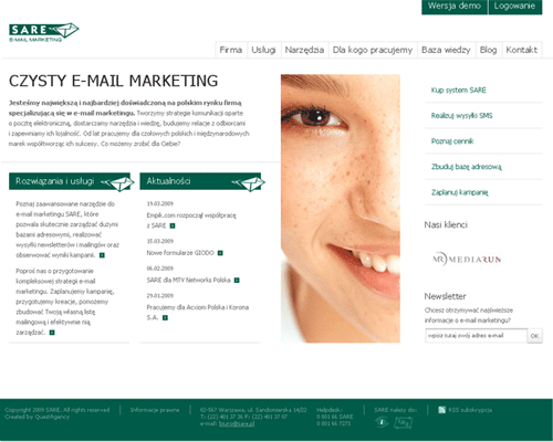 Przejd doSARE - e-mail marketing